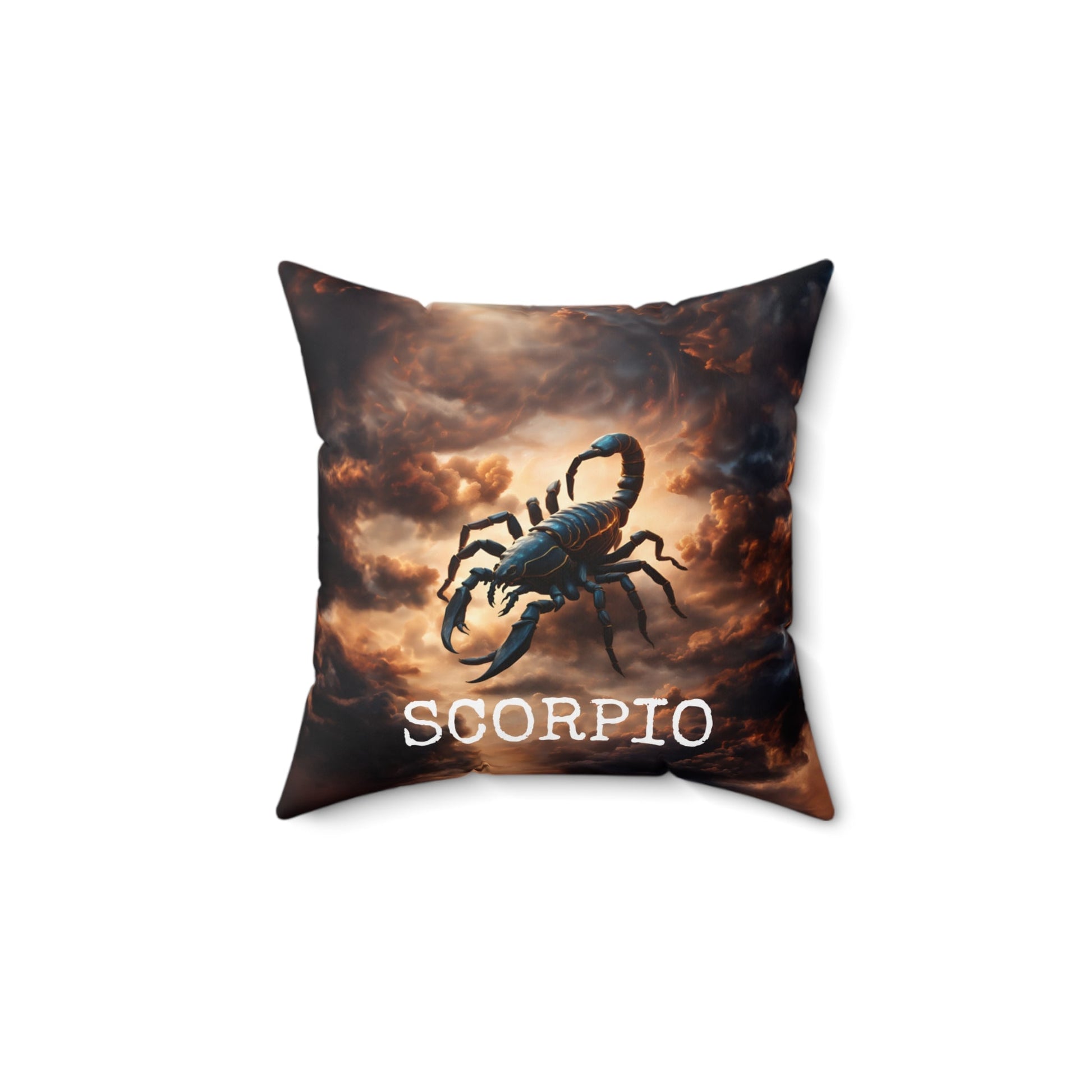 Scorpio Horoscope Astrology Square Throw Pillow Home Decor JSCHAFFA.com