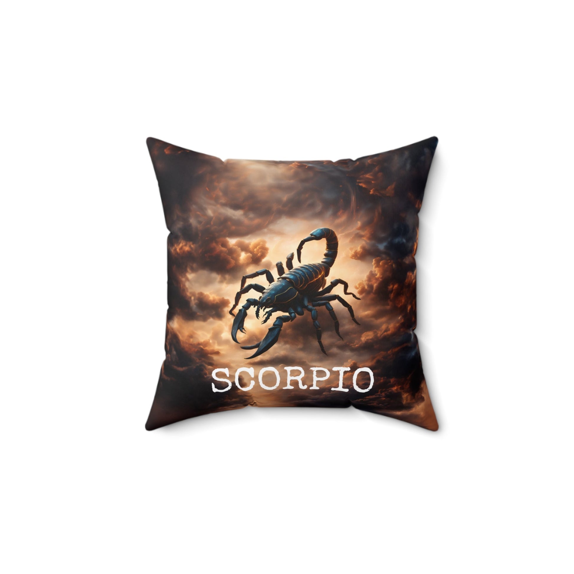 Scorpio Horoscope Astrology Square Throw Pillow Home Decor JSCHAFFA.com