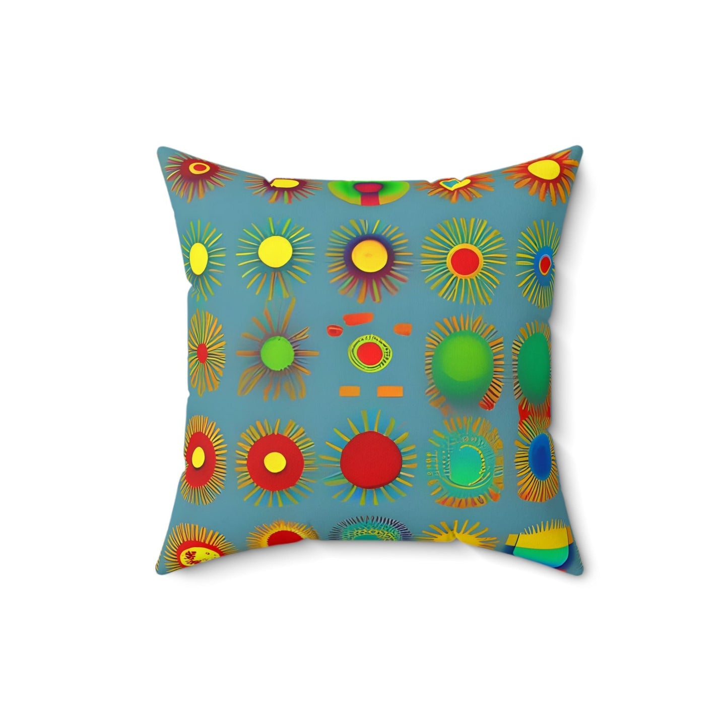 Sun Design Square Throw Pillow Home Decor JSCHAFFA.com