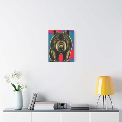 Enchanting Wombat Canvas Art - Authentic Australian Wildlife Wall Decor Canvas JSCHAFFA.com