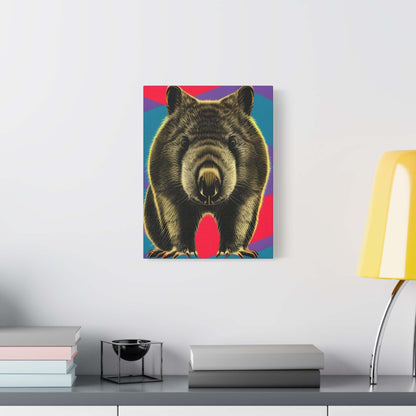 Enchanting Wombat Canvas Art - Authentic Australian Wildlife Wall Decor Canvas JSCHAFFA.com